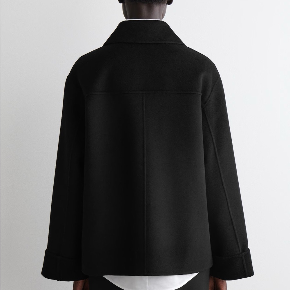 NWT COS DOUBLE-FACED WOOL SHORT JACKET SMALL S - Picture 6 of 11